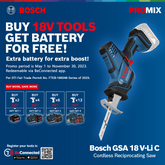 Bosch GSA 18 V-Li C Cordless Reciprocating Saw (Bare Tool)